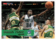 Isaiah Rider - Minnesota Timberwolves (NBA Basketball Card) 1995-96 Hoops # 98 Mint