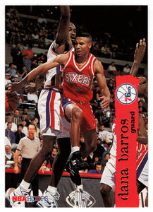 Dana Barros - Philadelphia 76ers (NBA Basketball Card) 1995-96 Hoops # 120 Mint