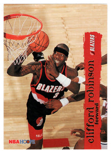 Clifford Robinson - Portland Trail Blazers (NBA Basketball Card) 1995-96 Hoops # 134 Mint