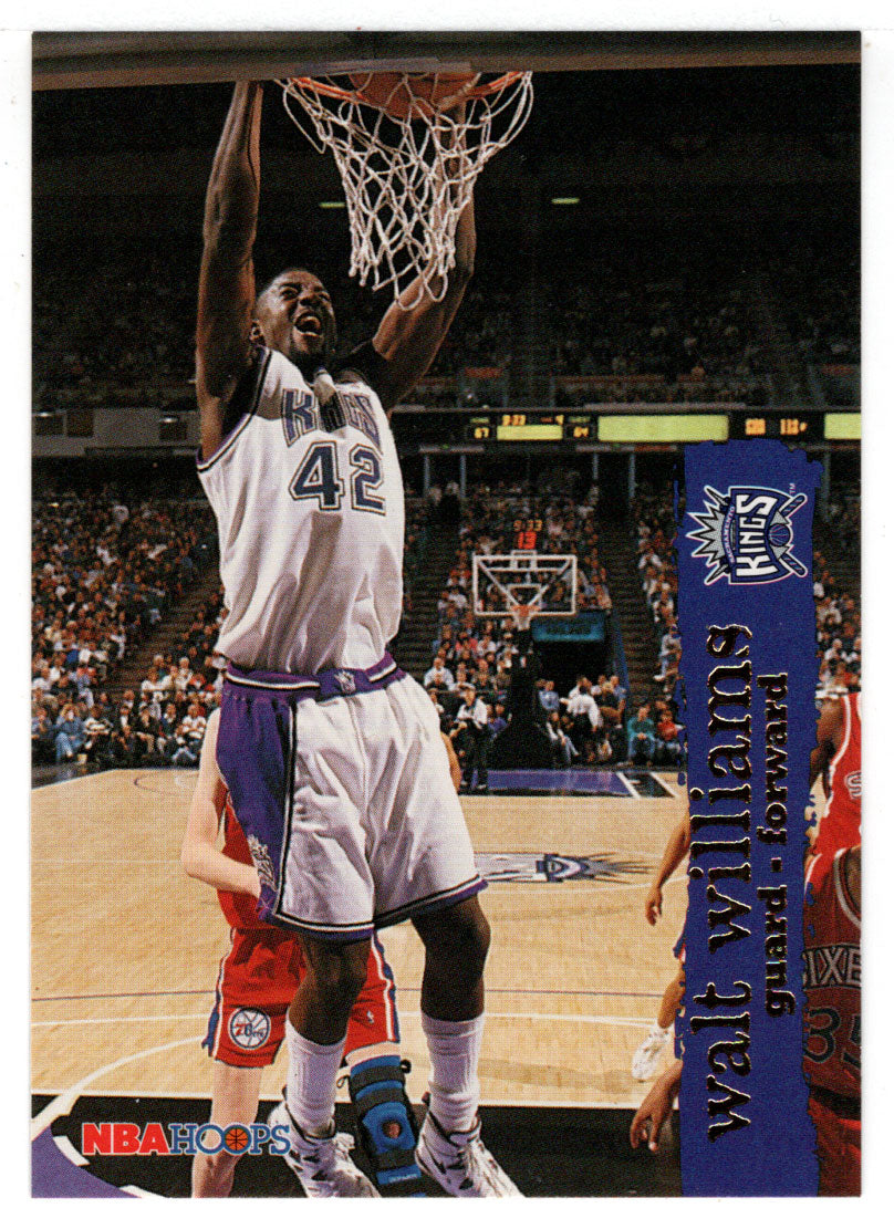 Walt Williams - Sacramento Kings (NBA Basketball Card) 1995-96 Hoops # 144 Mint