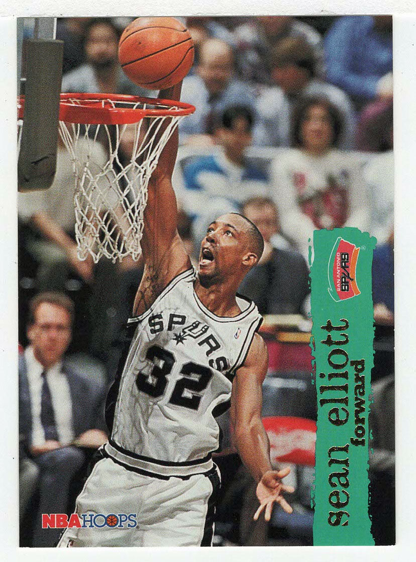 Sean Elliott - San Antonio Spurs (NBA Basketball Card) 1995-96 Hoops # 146 Mint