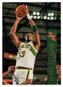 Ervin Johnson - Seattle Supersonics (NBA Basketball Card) 1995-96 Hoops # 152 Mint