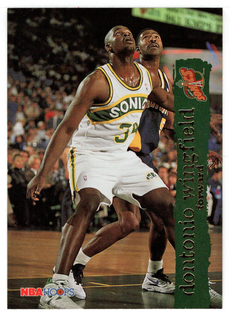 Dontonio Wingfield - Seattle Supersonics (NBA Basketball Card) 1995-96 Hoops # 157 Mint