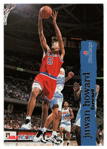 Juwan Howard - Washington Bullets (NBA Basketball Card) 1995-96 Hoops # 166 Mint