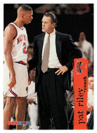 Pat Riley - New York Knicks - Coach (NBA Basketball Card) 1995-96 Hoops # 186 Mint