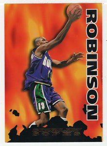 Glenn Robinson - Milwaukee Bucks - Sizzlin'Sophs (NBA Basketball Card) 1995-96 Hoops # 205 Mint