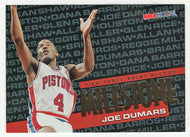 Joe Dumars - Detroit Pistons - Milestones (NBA Basketball Card) 1995-96 Hoops # 209 Mint