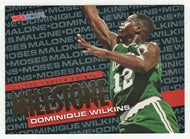 Dominique Wilkins - Boston Celtics - Milestones (NBA Basketball Card) 1995-96 Hoops # 217 Mint