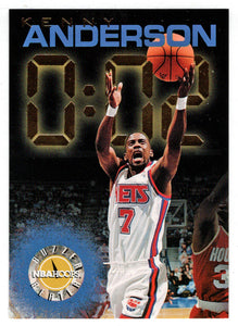 Kenny Anderson - New Jersey Nets - Buzzer Beaters (NBA Basketball Card) 1995-96 Hoops # 218 Mint