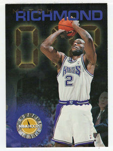 Mitch Richmond - Sacramento Kings - Buzzer Beaters (NBA Basketball Card) 1995-96 Hoops # 225 Mint