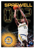 Latrell Sprewell - Golden State Warriors - Buzzer Beaters (NBA Basketball Card) 1995-96 Hoops # 226 Mint