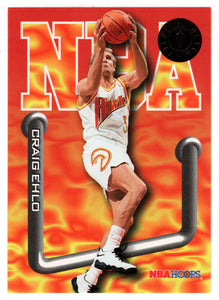 Craig Ehlo - Jerome Harmon - Atlanta Hawks - Pipeline (NBA Basketball Card) 1995-96 Hoops # 229 Mint