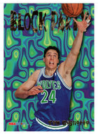 Tom Gugliotta - Minnesota Timberwolves - Block Party (NBA Basketball Card) 1995-96 Hoops # 18 Mint