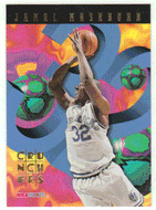 Jamal Mashburn - Dallas Mavericks - Number Crunchers (NBA Basketball Card) 1995-96 Hoops # 8 Mint