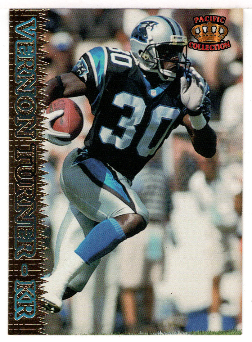 Vernon Turner - Carolina Panthers (NFL Football Card) 1995 Pacific # 8 Mint