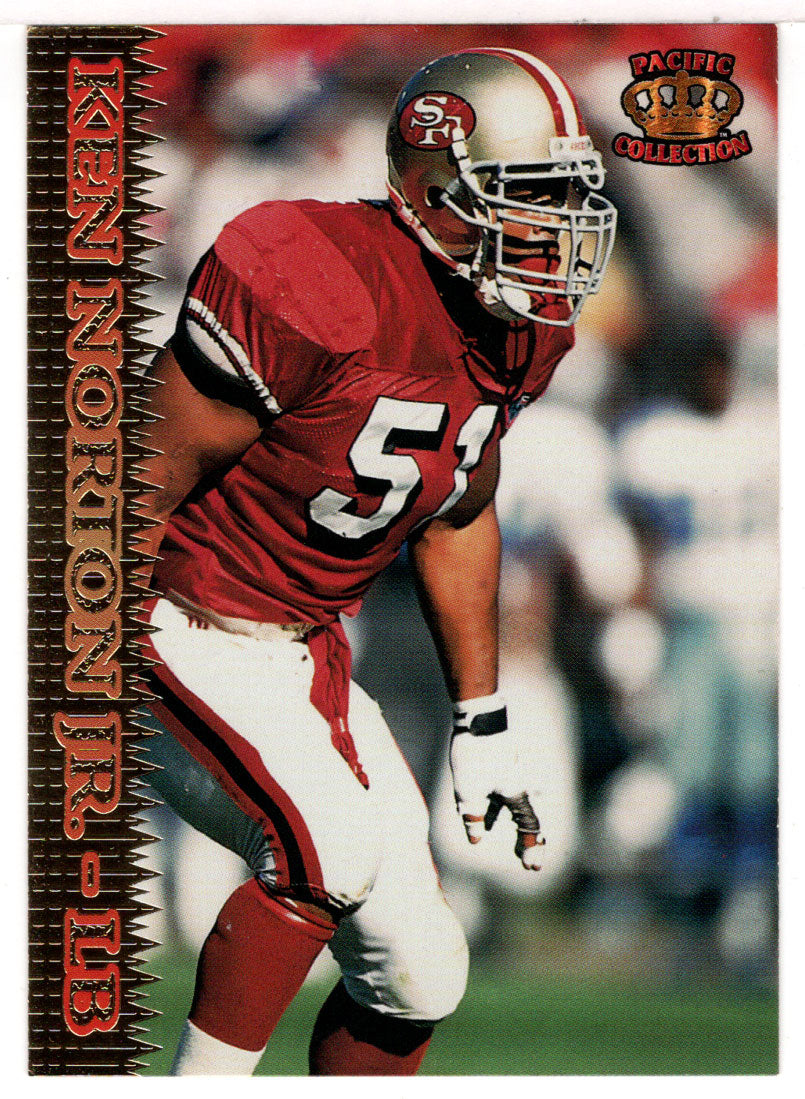 Ken Norton Jr. - San Francisco 49ers (NFL Football Card) 1995 Pacific # 25 Mint