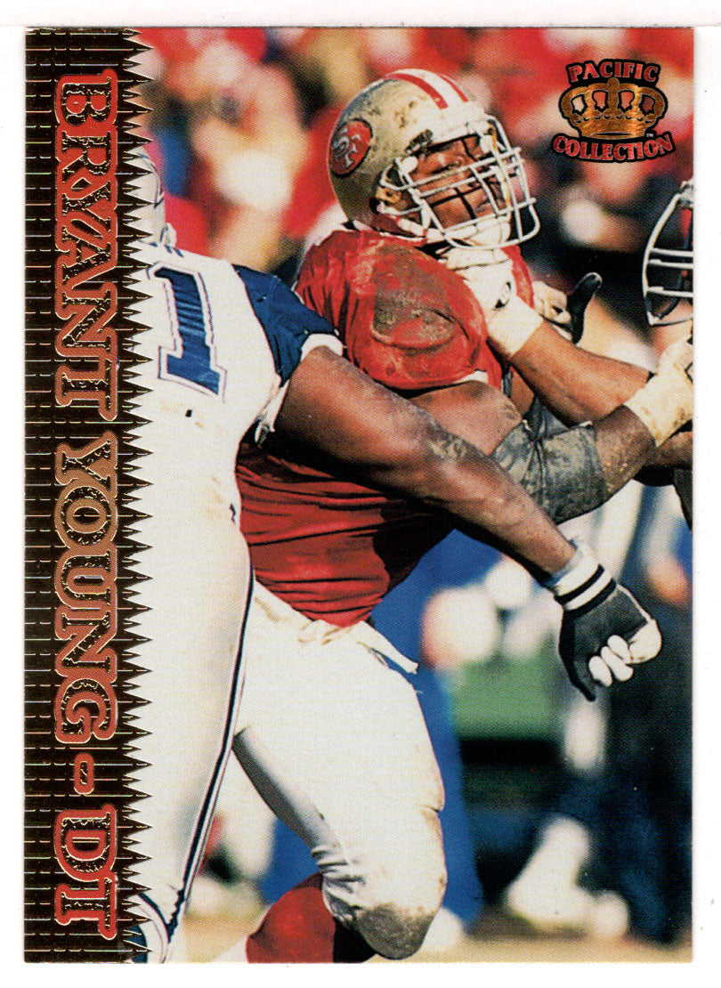 Bryant Young - San Francisco 49ers (NFL Football Card) 1995 Pacific # 34 Mint