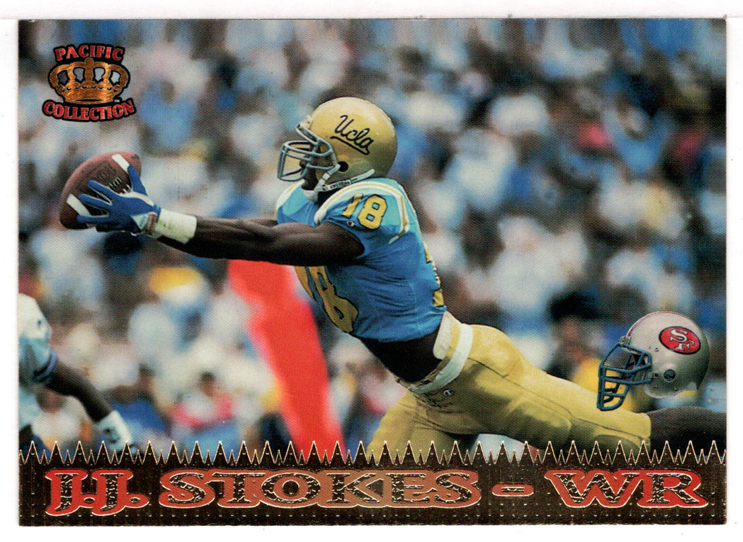 J.J. Stokes RC - San Francisco 49ers (NFL Football Card) 1995 Pacific # 36 Mint