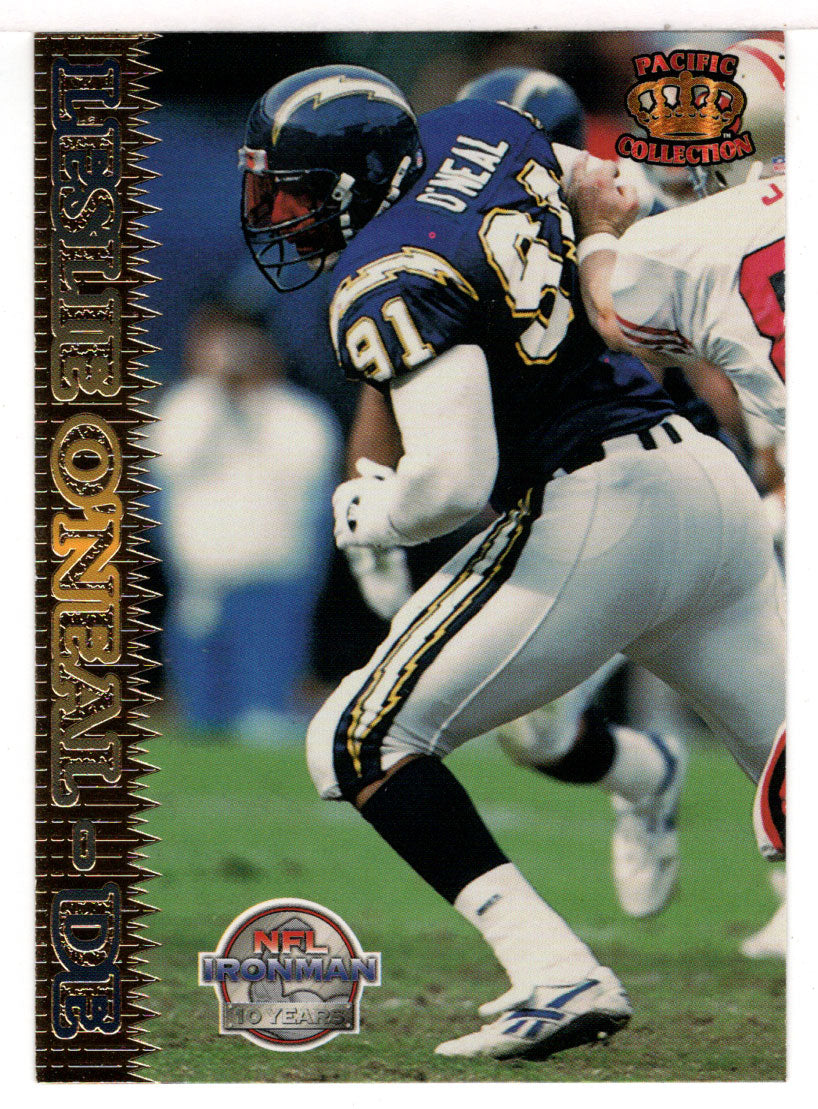Leslie O'Neal - San Diego Chargers (NFL Football Card) 1995 Pacific # 79 Mint