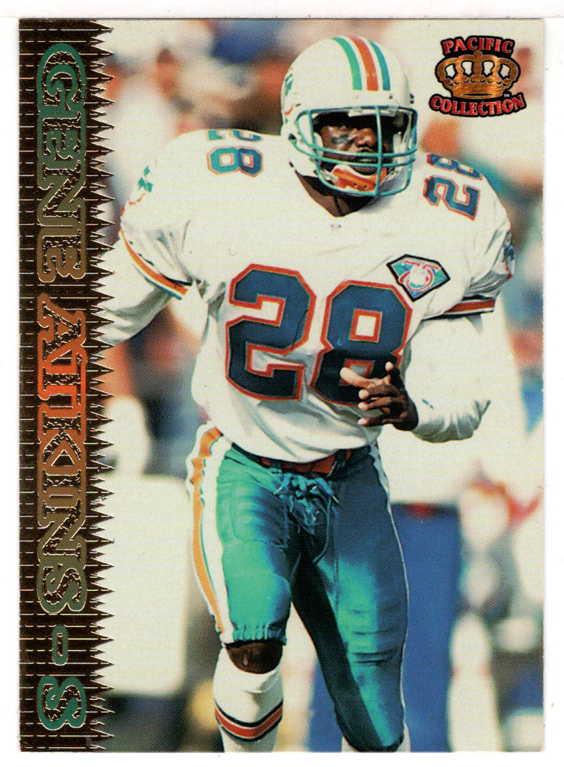 Gene Atkins - Miami Dolphins (NFL Football Card) 1995 Pacific # 100 Mint