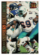Keith Sims - Miami Dolphins (NFL Football Card) 1995 Pacific # 112 Mint