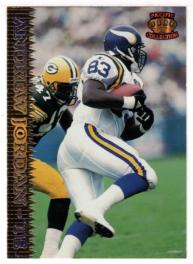 Andrew Jordan - Minnesota Vikings (NFL Football Card) 1995 Pacific # 123 Mint