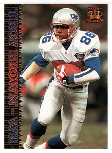 Troy Brown - New England Patriots (NFL Football Card) 1995 Pacific # 135 Mint