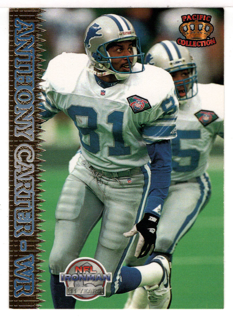 Anthony Carter - Detroit Lions (NFL Football Card) 1995 Pacific # 149 Mint