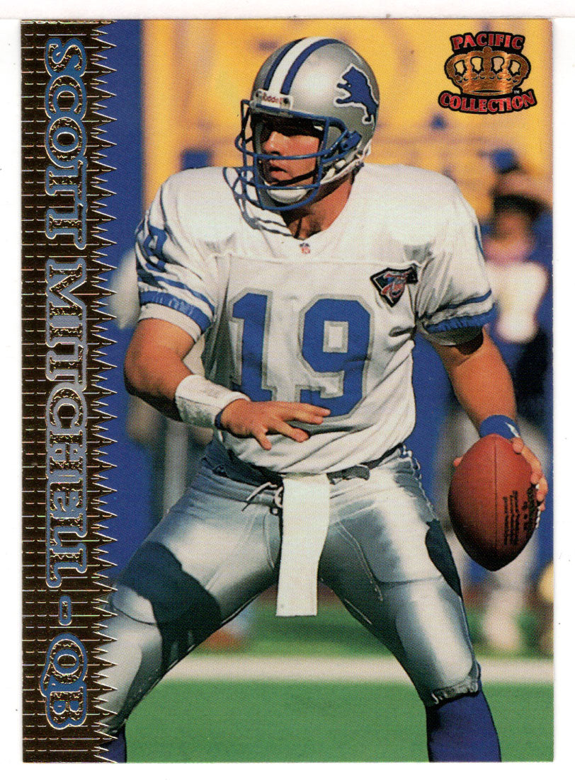 Scott Mitchell - Detroit Lions (NFL Football Card) 1995 Pacific # 155 Mint