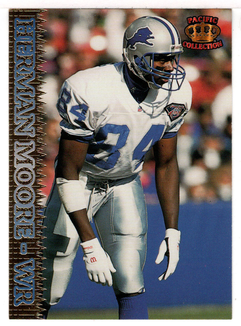 Herman Moore - Detroit Lions (NFL Football Card) 1995 Pacific # 156 Mint