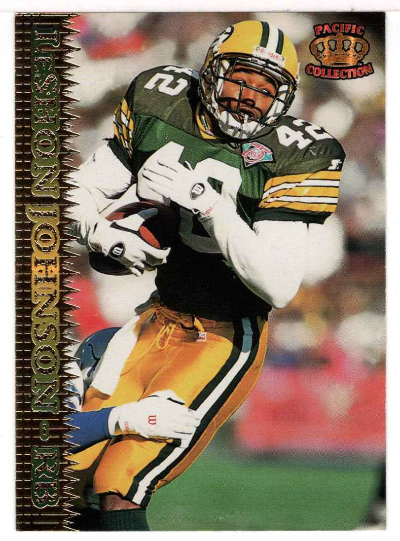 LeShon Johnson - Green Bay Packers (NFL Football Card) 1995 Pacific # 182 Mint