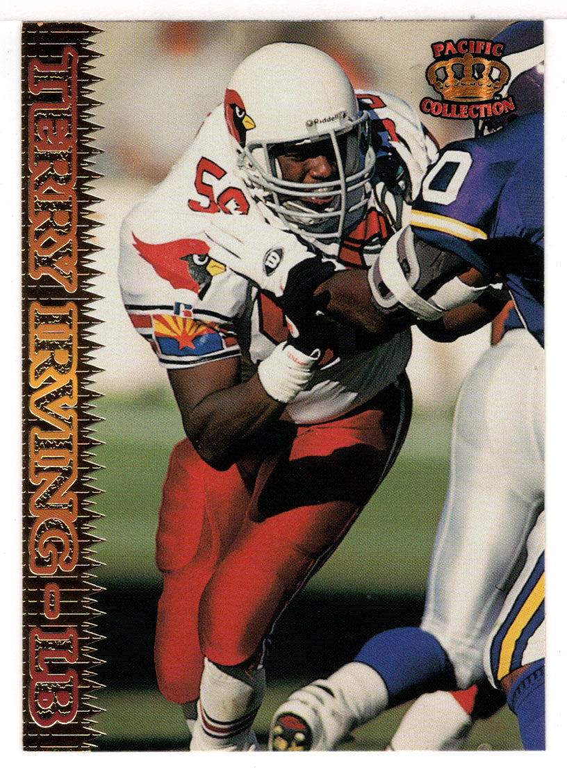 Terry Irving - Arizona Cardinals (NFL Football Card) 1995 Pacific # 256 Mint