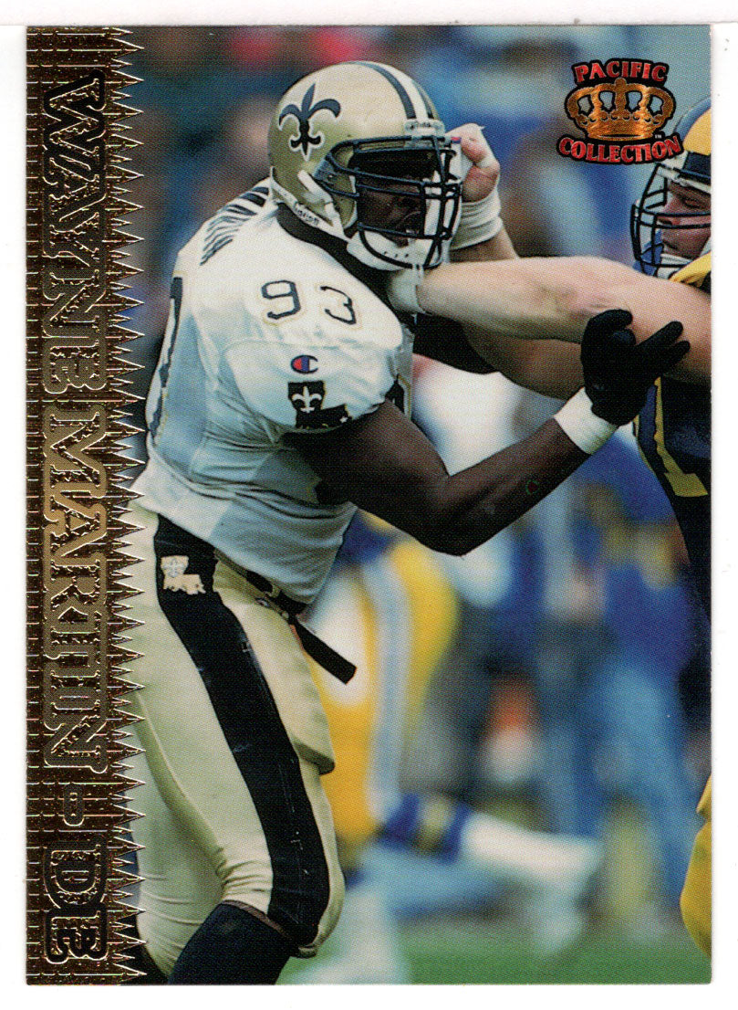 Wayne Martin - New Orleans Saints (NFL Football Card) 1995 Pacific # 272 Mint
