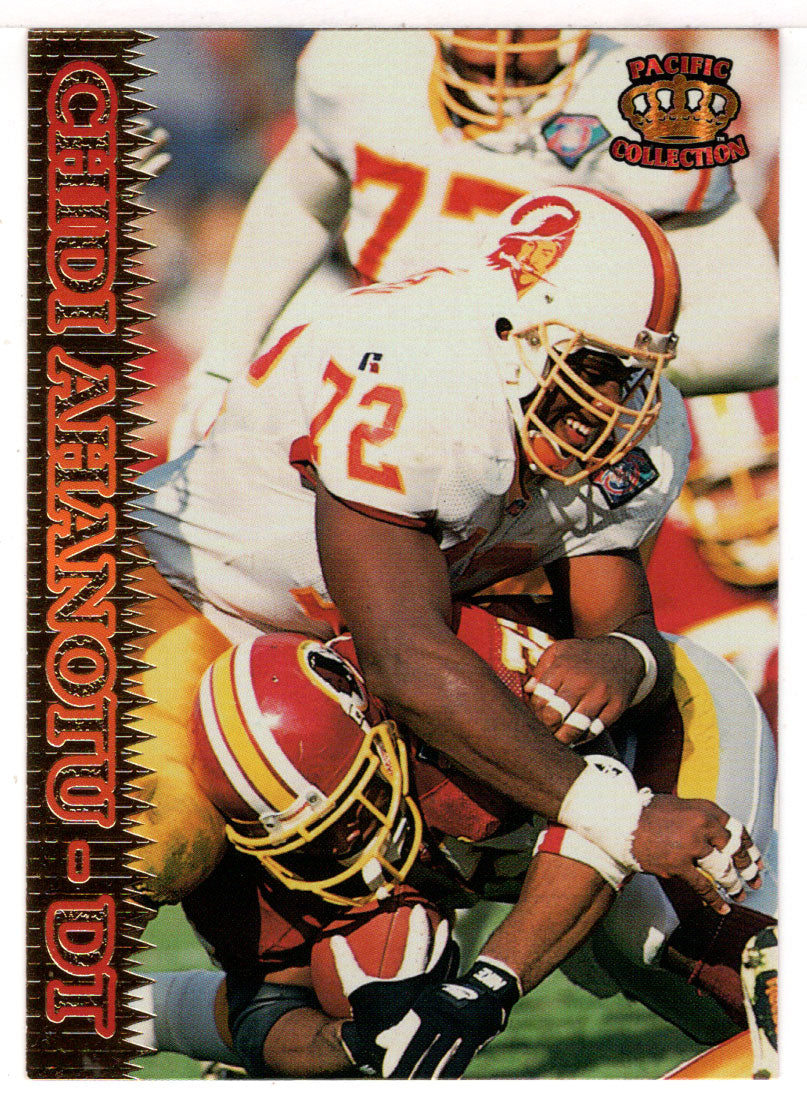 Chidi Ahanotu - Tampa Bay Buccaneers (NFL Football Card) 1995 Pacific # 341 Mint