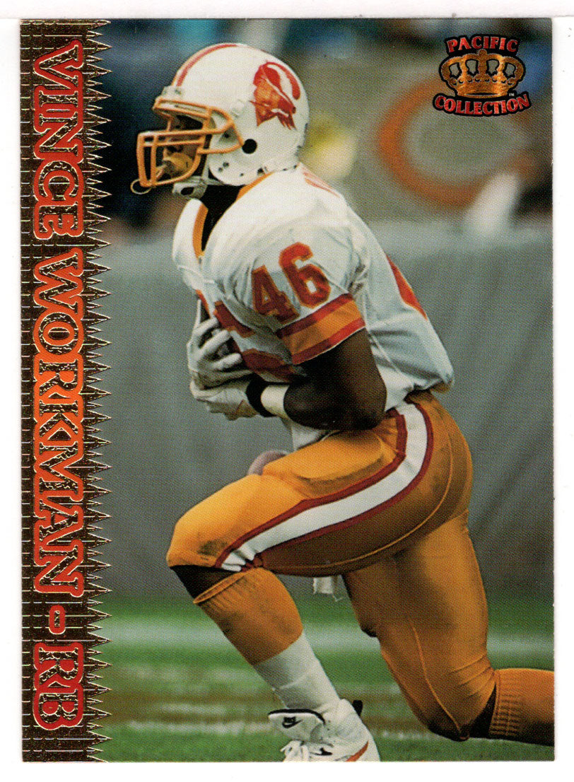 Vince Workman - Tampa Bay Buccaneers (NFL Football Card) 1995 Pacific # 354 Mint