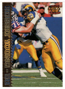 Robert Young - St. Louis Rams (NFL Football Card) 1995 Pacific # 399 Mint