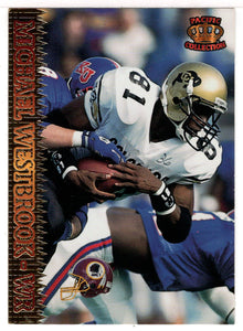 Michael Westbrook RC - Washington Redskins (NFL Football Card) 1995 Pacific # 417 Mint