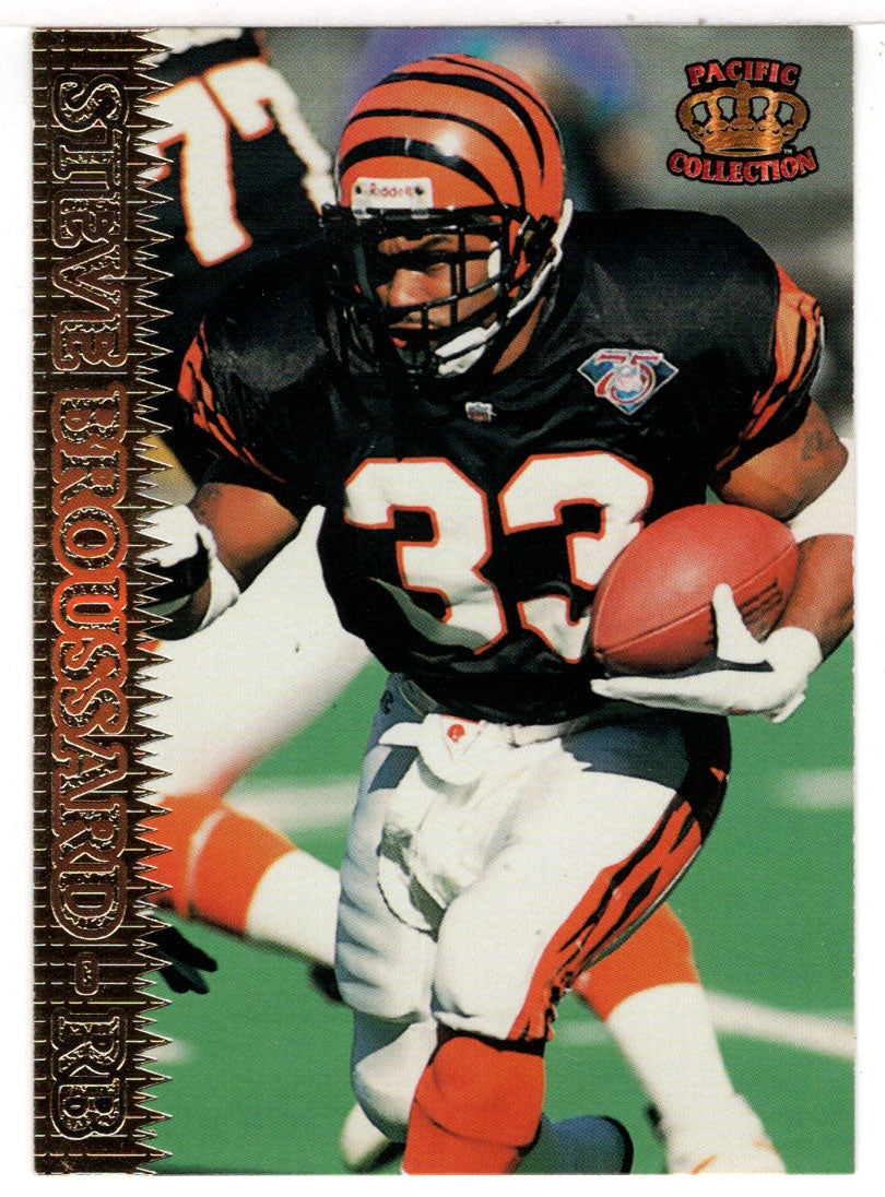 Steve Broussard - Cincinnati Bengals (NFL Football Card) 1995 Pacific # 419 Mint