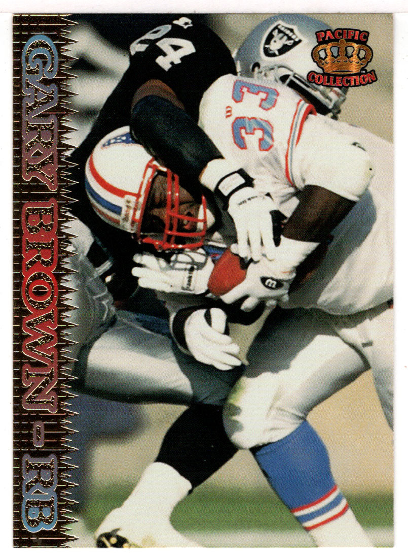 Gary Brown - Houston Oilers (NFL Football Card) 1995 Pacific # 435 Mint