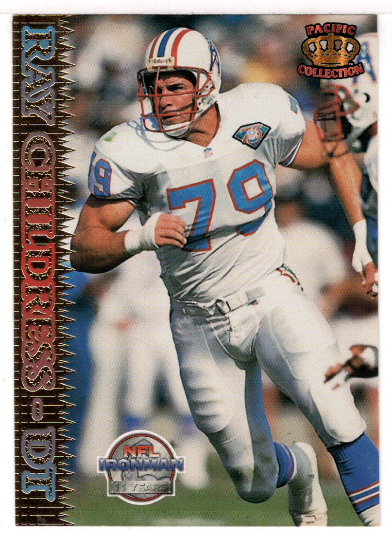 Ray Childress - Houston Oilers (NFL Football Card) 1995 Pacific # 437 Mint