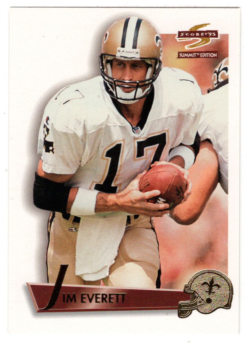 Jim Everett - New Orleans Saints (NFL Football Card) 1995 Score Summit # 2 Mint