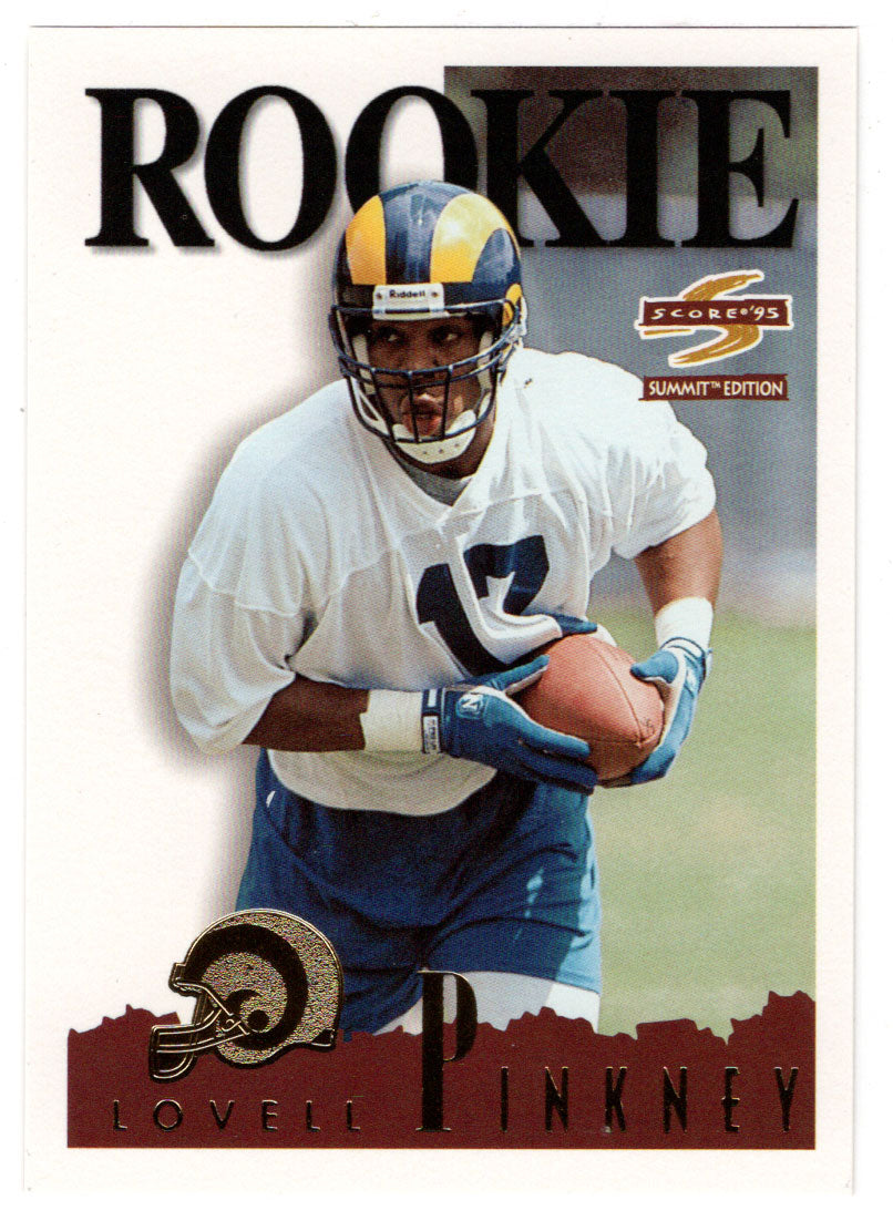 Lovell Pinkney RC - St. Louis Rams (NFL Football Card) 1995 Score Summit # 150 Mint