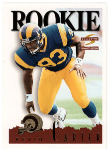 Kevin Carter RC - St. Louis Rams (NFL Football Card) 1995 Score Summit # 156 Mint
