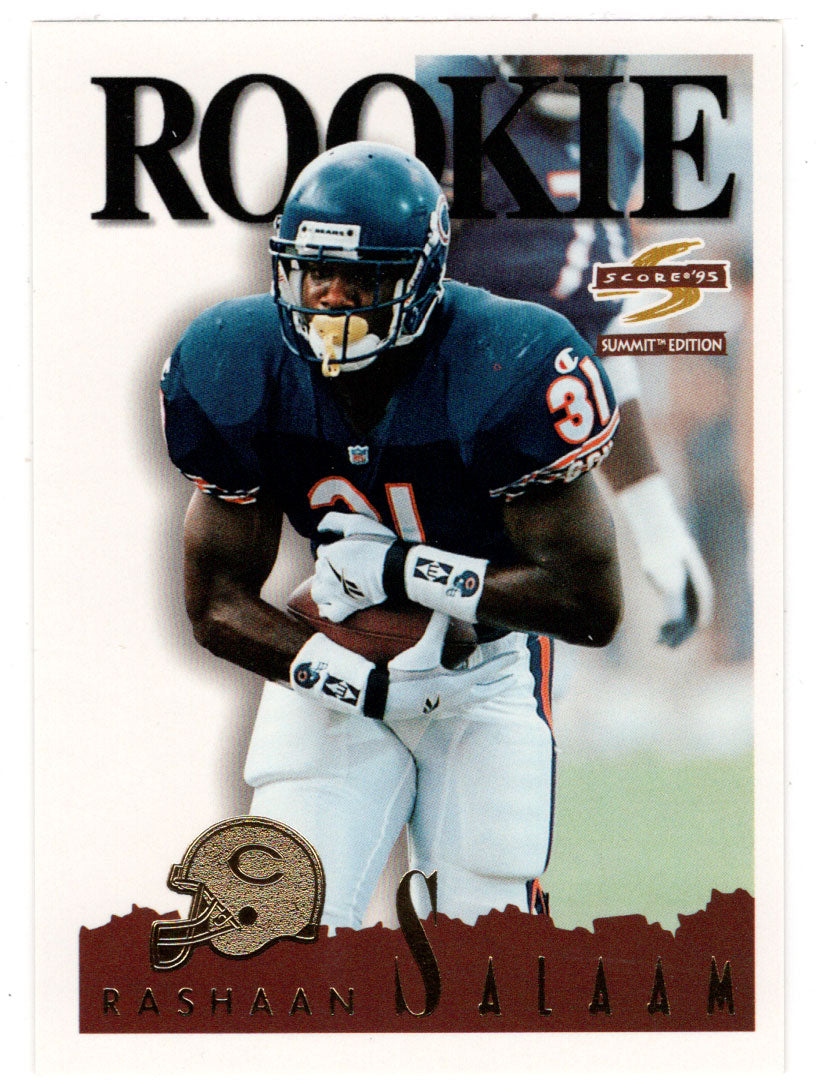 Rashaan Salaam RC - Chicago Bears (NFL Football Card) 1995 Score Summit # 173 Mint