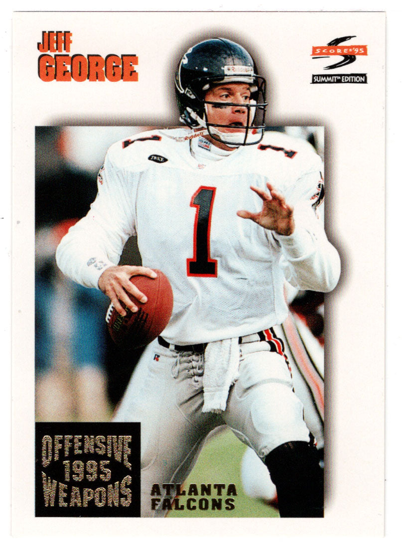 Jeff George - Atlanta Falcons - Offensive Weapons (NFL Football Card) 1995 Score Summit # 183 Mint
