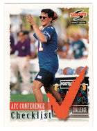 Checklist # 1 - Drew Bledsoe - New England Patriots (NFL Football Card) 1995 Score Summit # 194 Mint