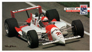 Al Unser Jr. with Car (Indy Racing Card) 1995 SkyBox Indy 500 # 19 Mint