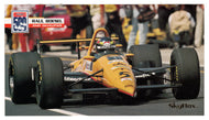 Raul Boesel with Car (Indy Racing Card) 1995 SkyBox Indy 500 # 20 Mint