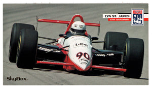 Lyn St. James with Car (Indy Racing Card) 1995 SkyBox Indy 500 # 24 Mint