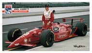 John Andretti with Car (Indy Racing Card) 1995 SkyBox Indy 500 # 28 Mint